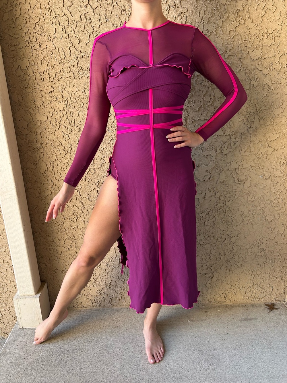 Purple tunic costume AS
